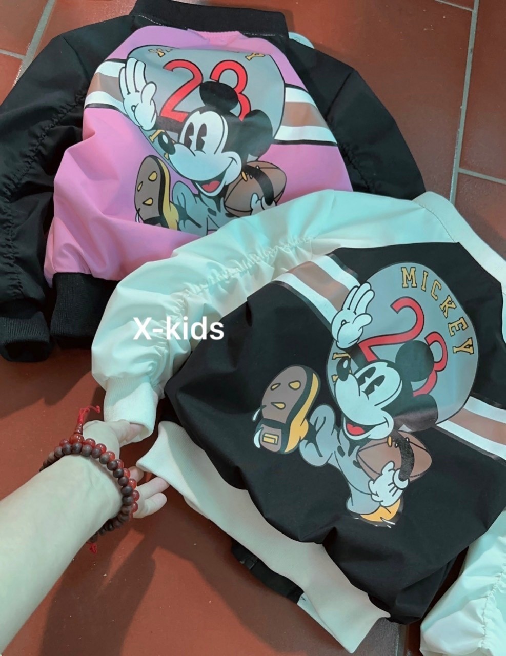 Xả Áo gió Mickey bé gái 10-32kg TG5