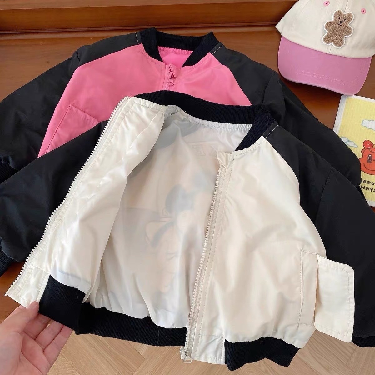 Xả Áo gió Mickey bé gái 10-32kg TG5