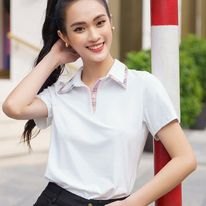 ÁO POLO PHỐI VIỀN KẺ NỮ LUPERI LFPL1085