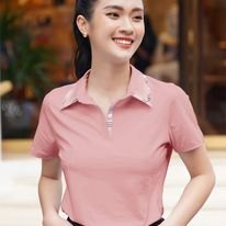 ÁO POLO PHỐI VIỀN KẺ NỮ LUPERI LFPL1085