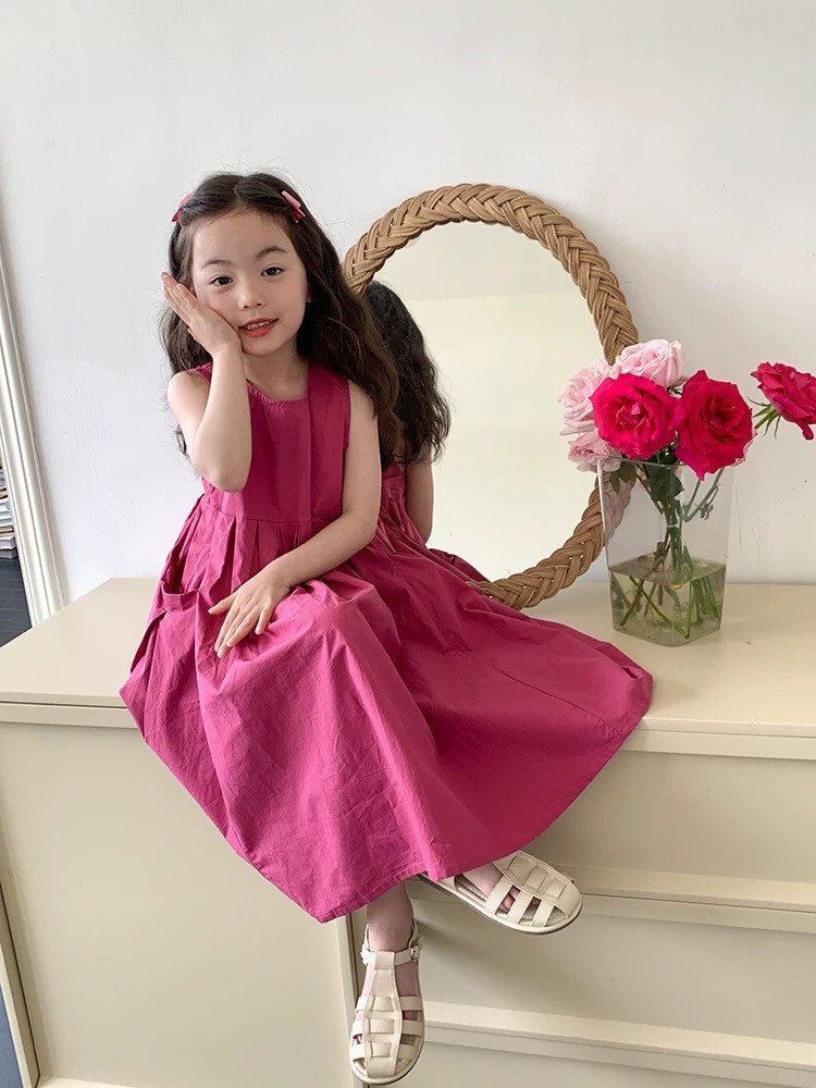 VÁY XẾP LY XOÈ CÓ TÚI THẬT CHO BÉ