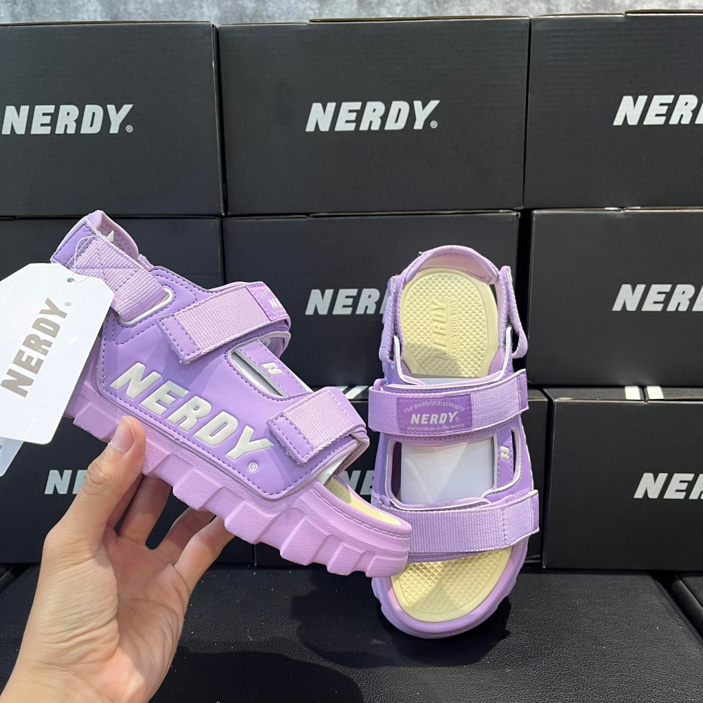 Dép Sandal Nerdy Đế Cao 4cm Full Hộp