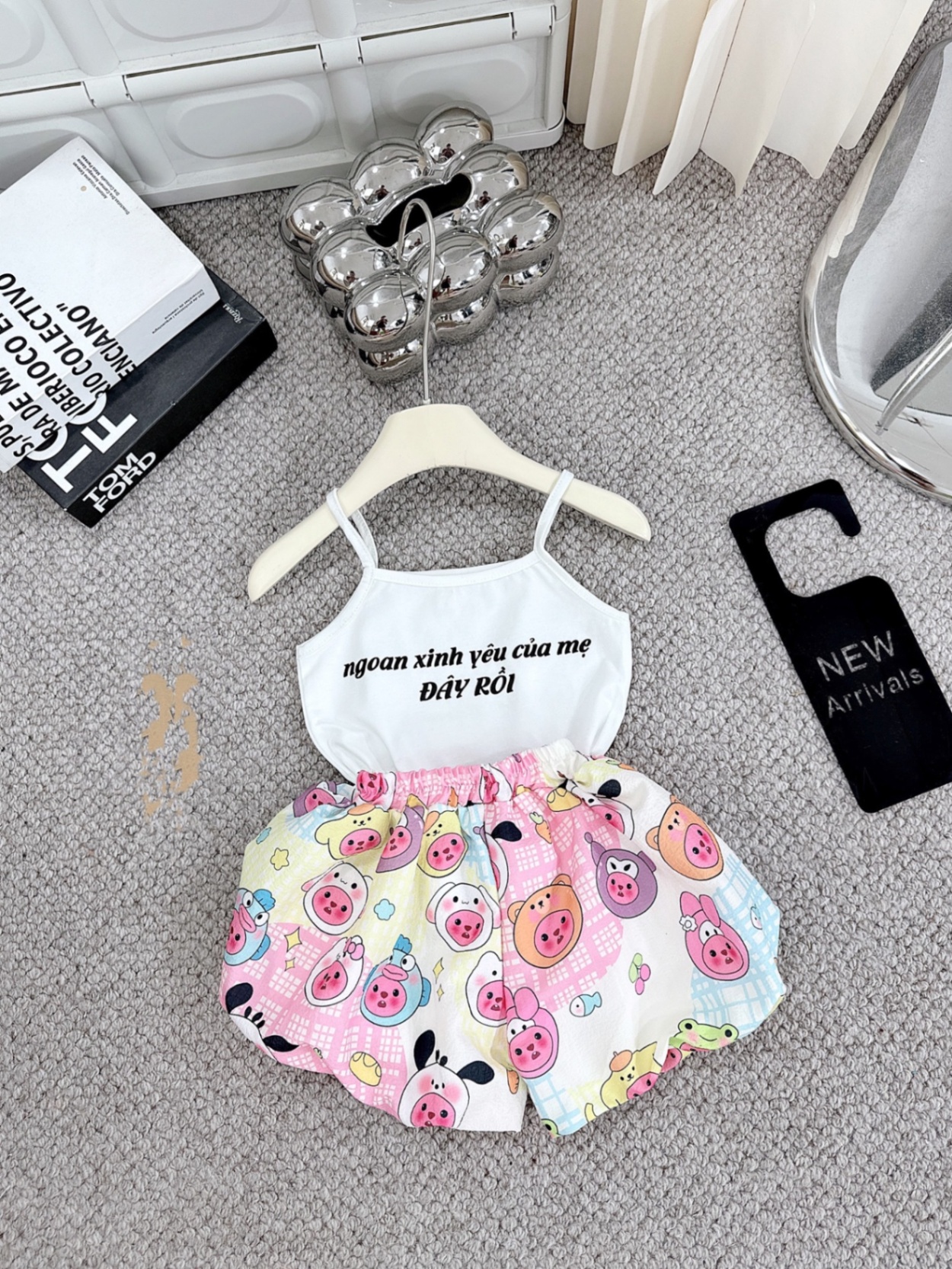 Bộ 2 dây ngoan xinh yêu quần bí ngô 2b S5 14-16kg Seo 49k/bộ