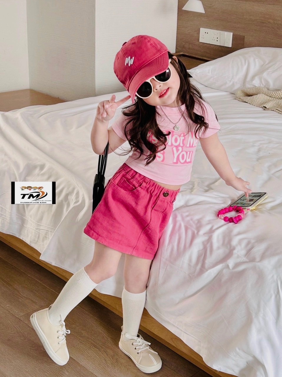 SÉT 3 CHI TIẾT HỒNG IT ME TM CHO BÉ