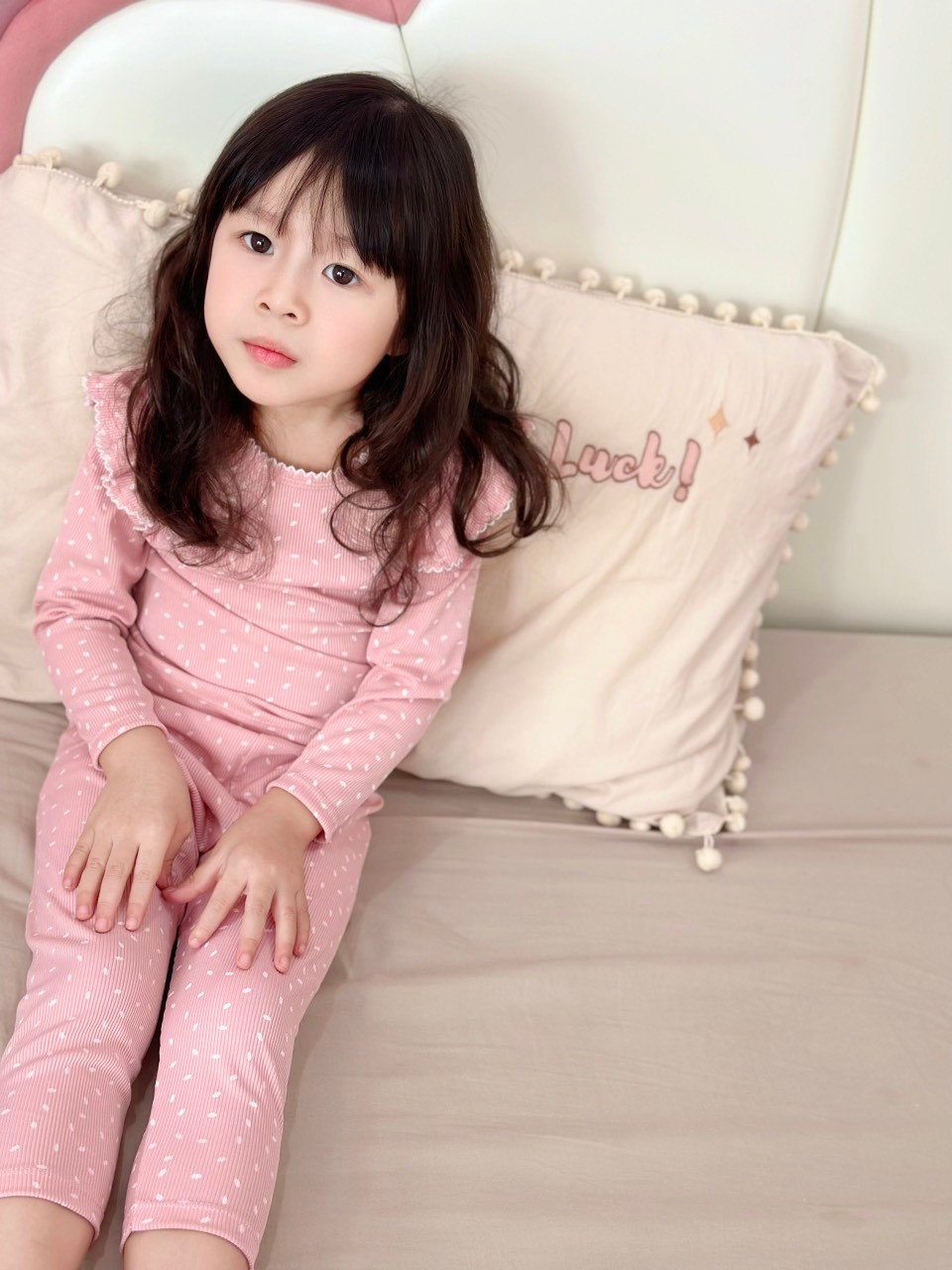 SÉT 2BỘ TĂM DÀI TAY BÉ GÁI SN