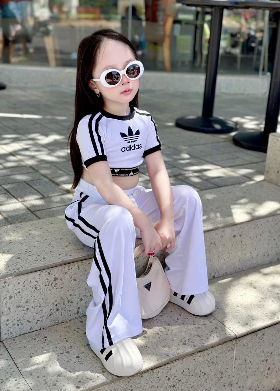 SÉT BỘ ÁO A.DA CROPTOP QUẦN XUÔNG BÉ GÁI