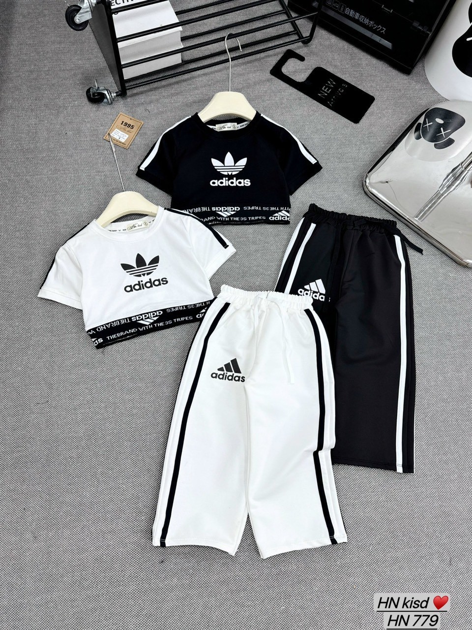 SÉT BỘ ÁO A.DA CROPTOP QUẦN XUÔNG BÉ GÁI