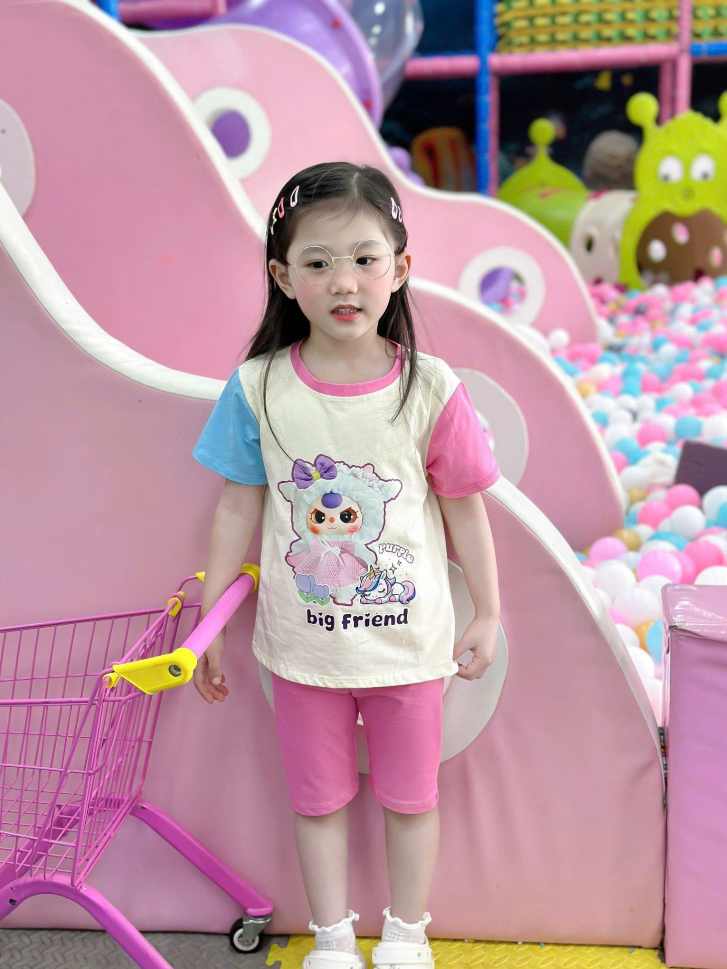 VNXK Sét 2 bộ Cotton BB3 siêu cute
