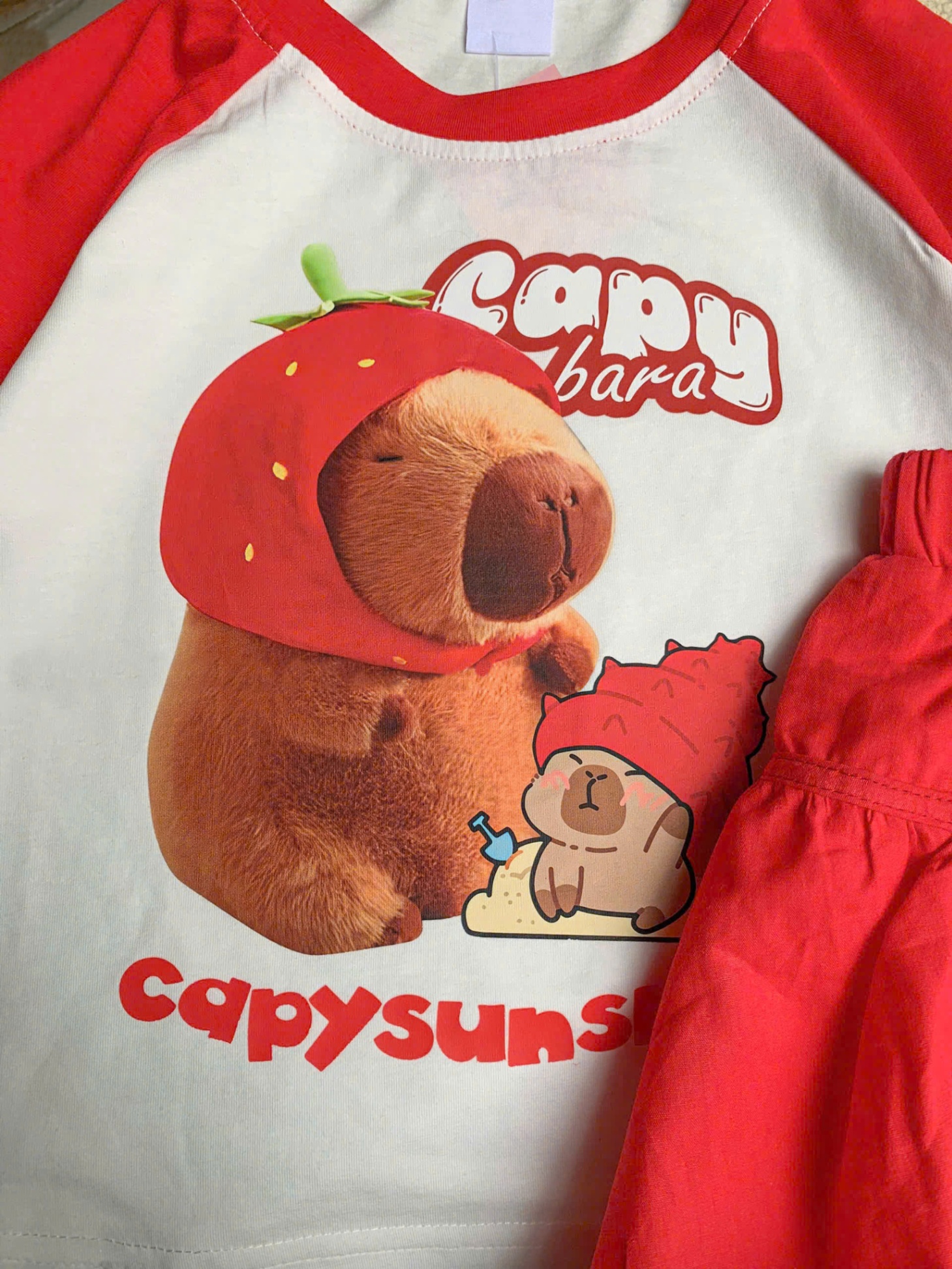 Set chân váy bí Capybara 15-28kg