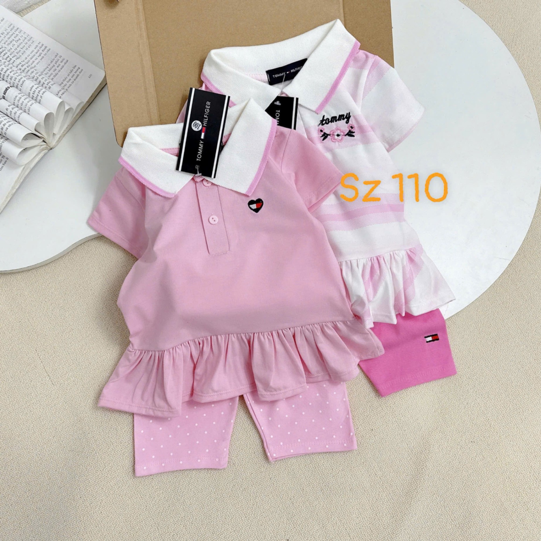 Seo VNXK: Set 2 bộ cotton cổ polo bèo gấu S100