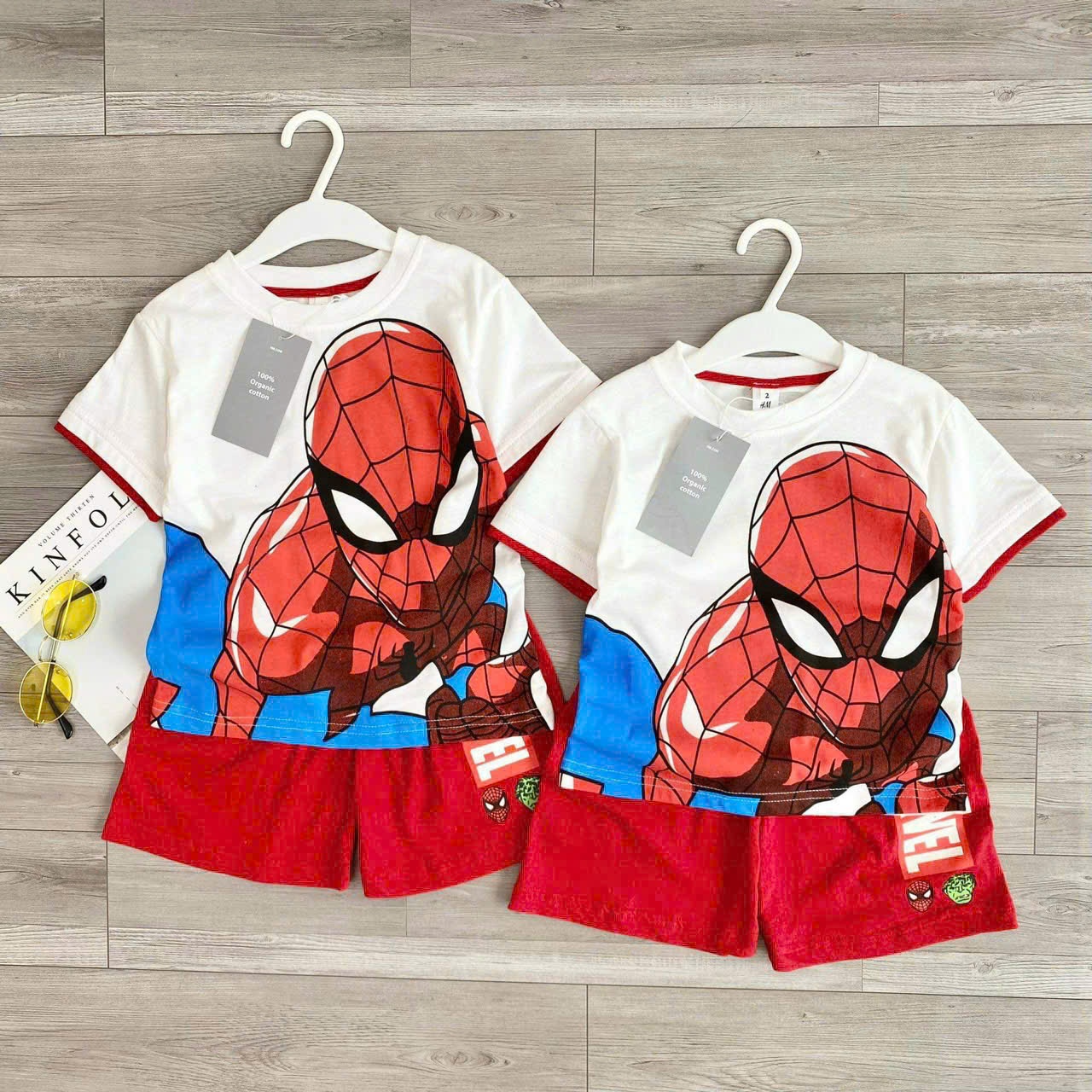 Seo VNXK: Bộ cotton siêu nhân nhện #70k/bộ Còn size 100-140-150
