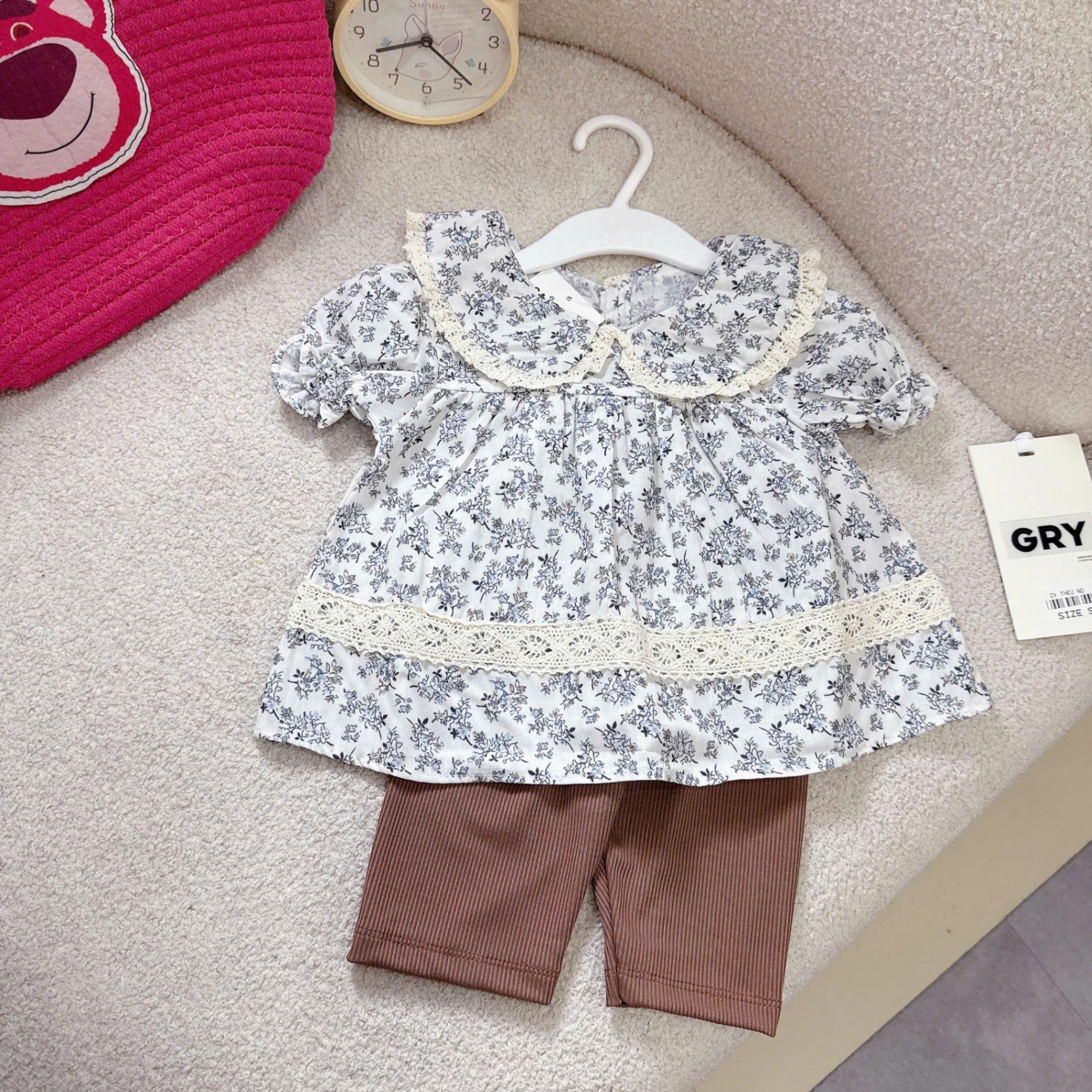 Seo VNXK: Set áo baby doll + legging đùi Seo #70k /1 set Còn đủ size