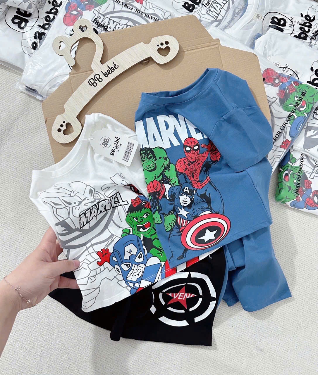 Seo VNXK: Sét 2 bộ cotton Mavel #115k