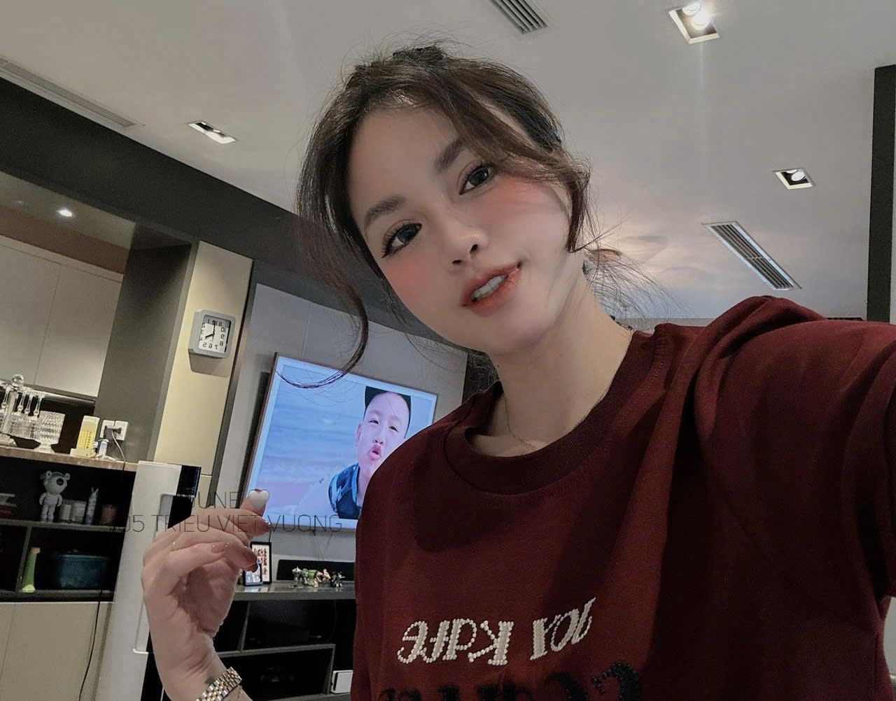 Bộ cotton dài Đỏ :1s-1M #155k/b
