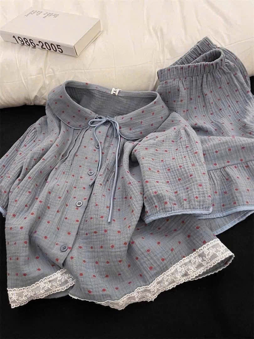 Pizama xô muslin QCCC #140k/b
