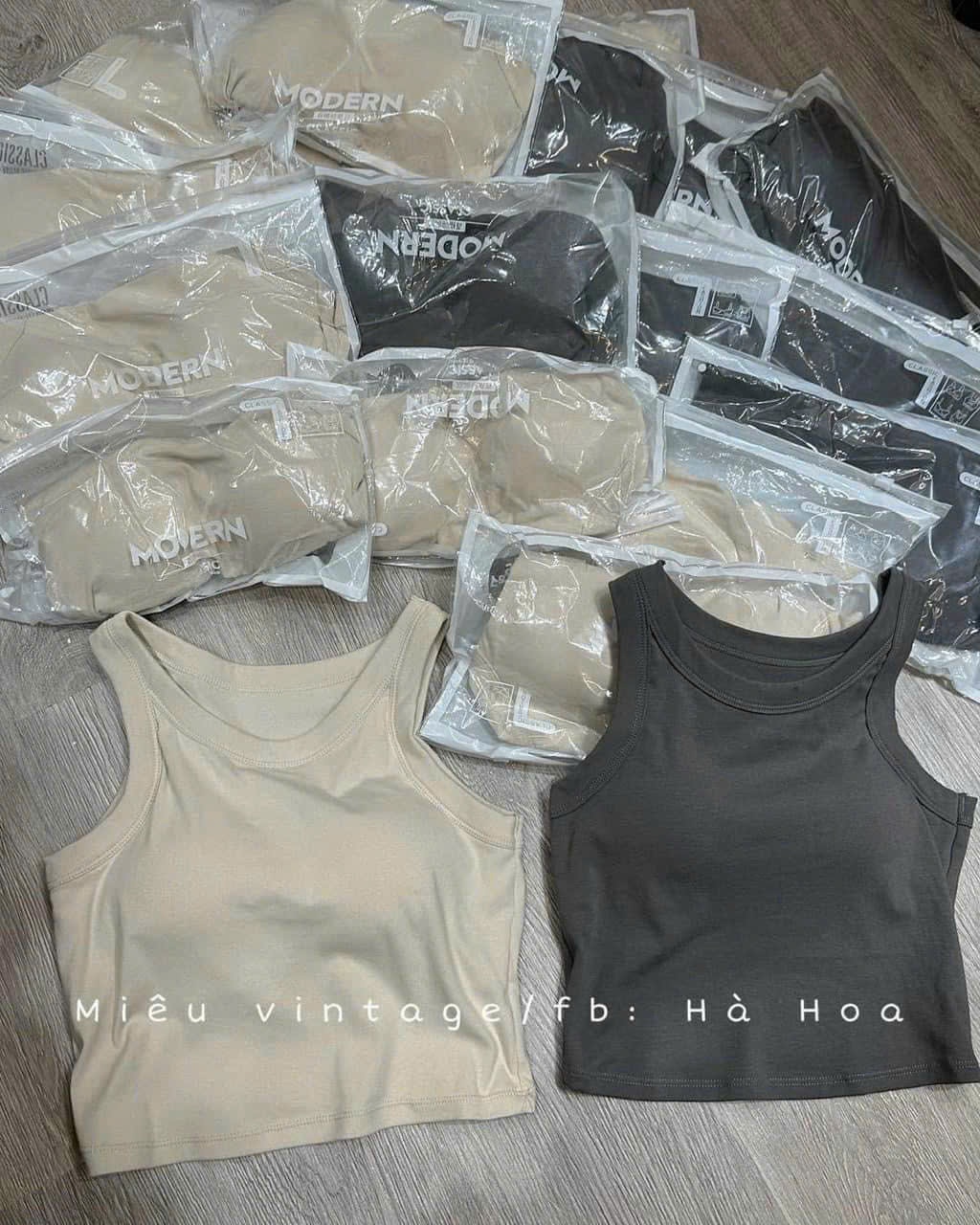 Sét 2 ÁO SÁT NÁCH BRA QC có đệm ngực