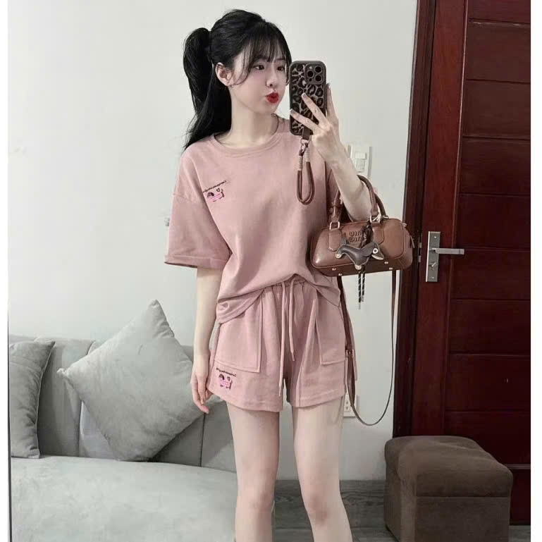 Bộ COTTON TÀU MỀM in chữ