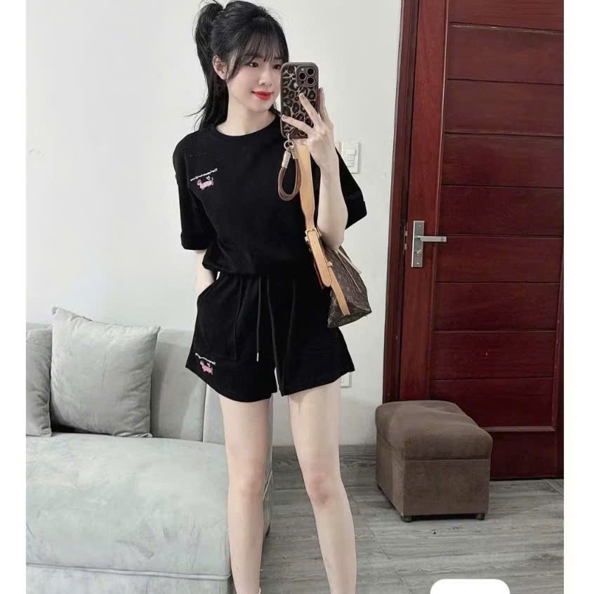 Bộ COTTON TÀU MỀM in chữ