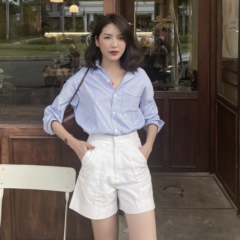 Quần sooc vải dư hàng đẹp