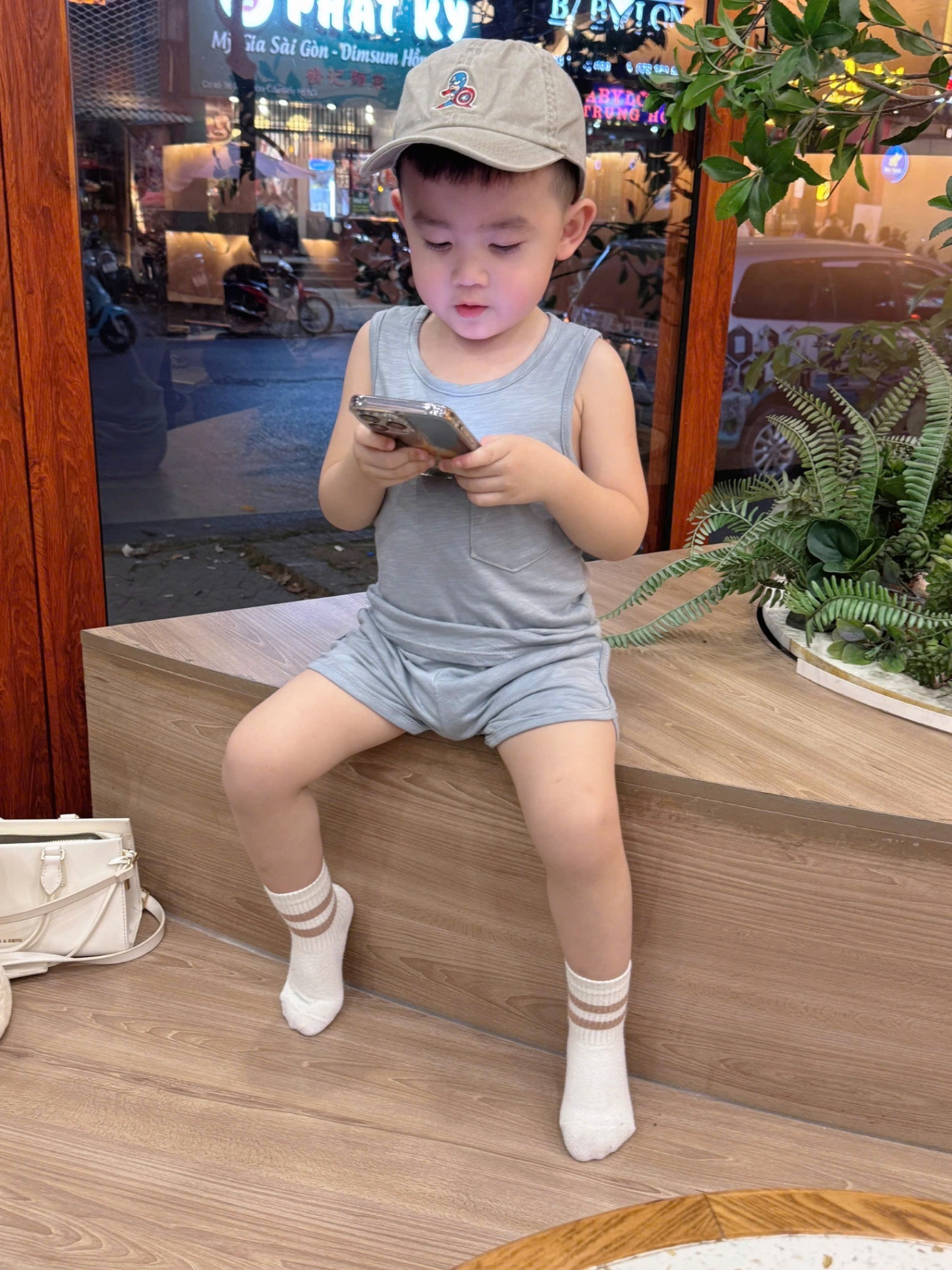 Sét 4 bộ cotton xước VNXK bé trai