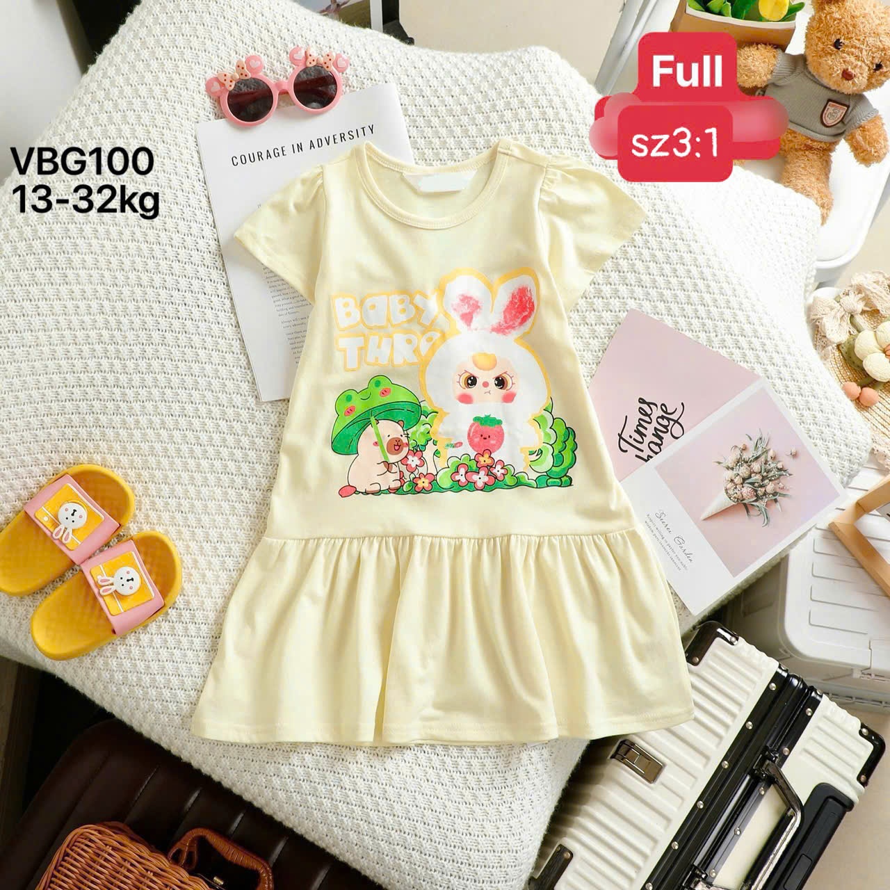 VÁY BÉ GÁI Baby Three CỰC XINH
