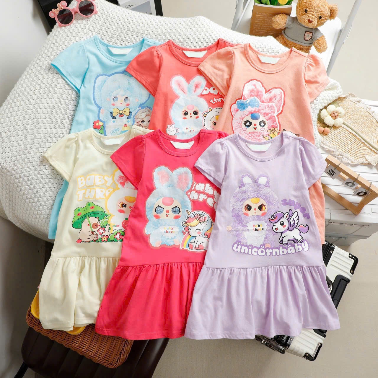 VÁY BÉ GÁI Baby Three CỰC XINH
