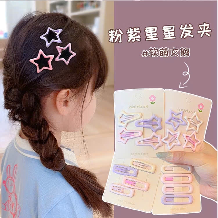 Set 20 kẹp tóc siêu xinh cho bé.