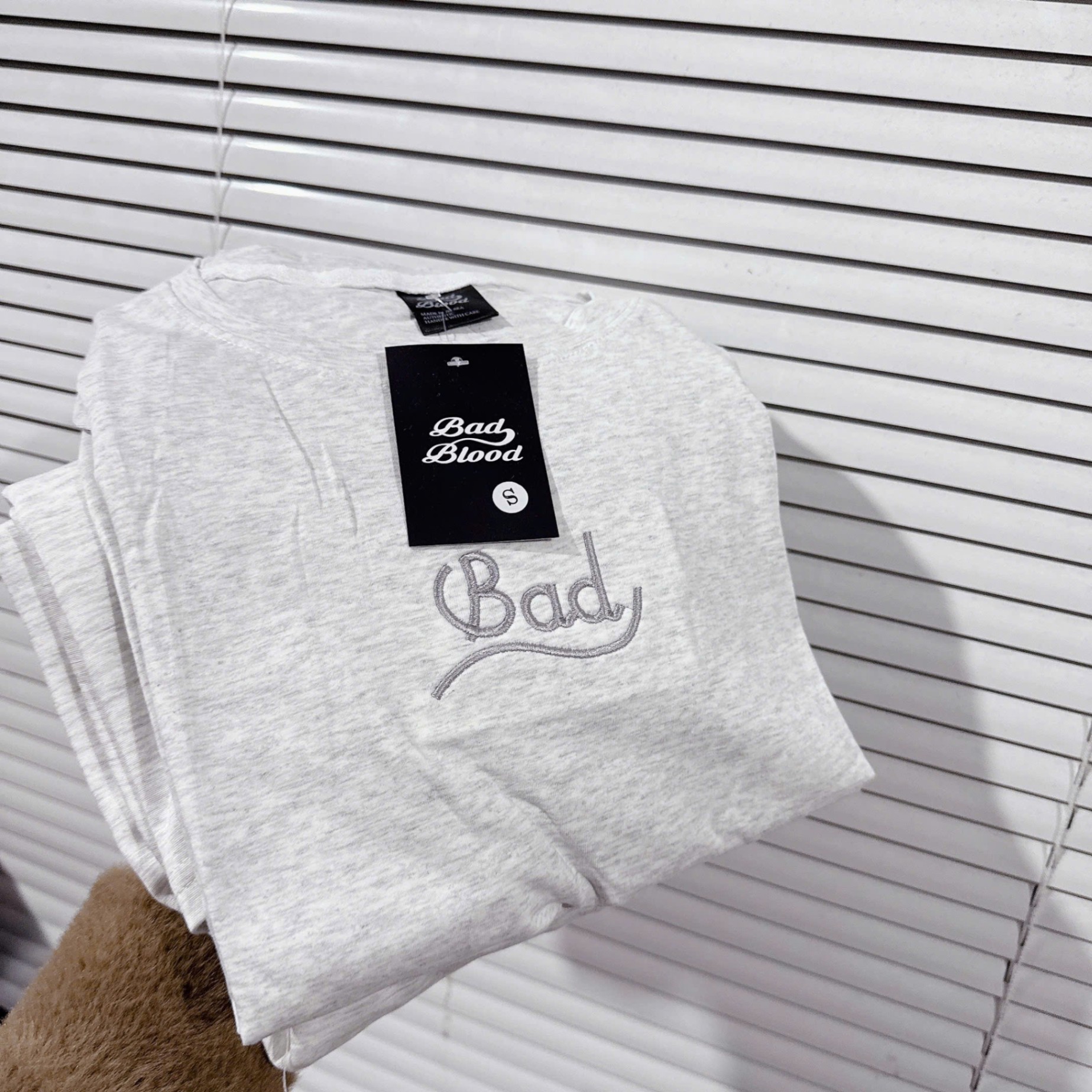 Bộ áo cotton quần suông sọc đỏ S,M