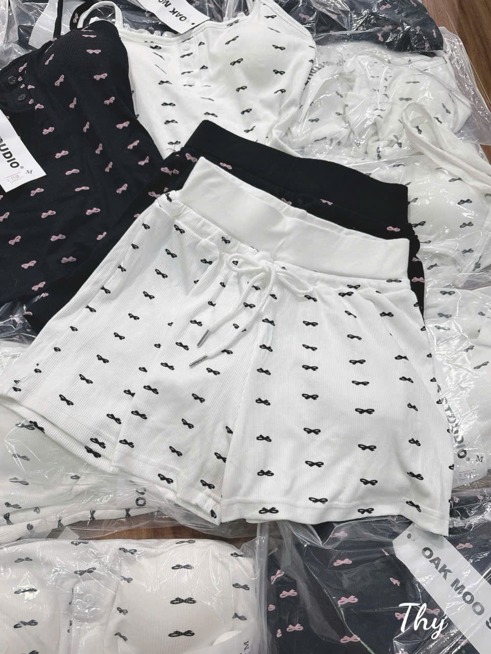 Bộ cotton hè Trắng :3s-2M-2L Seo #100k/b