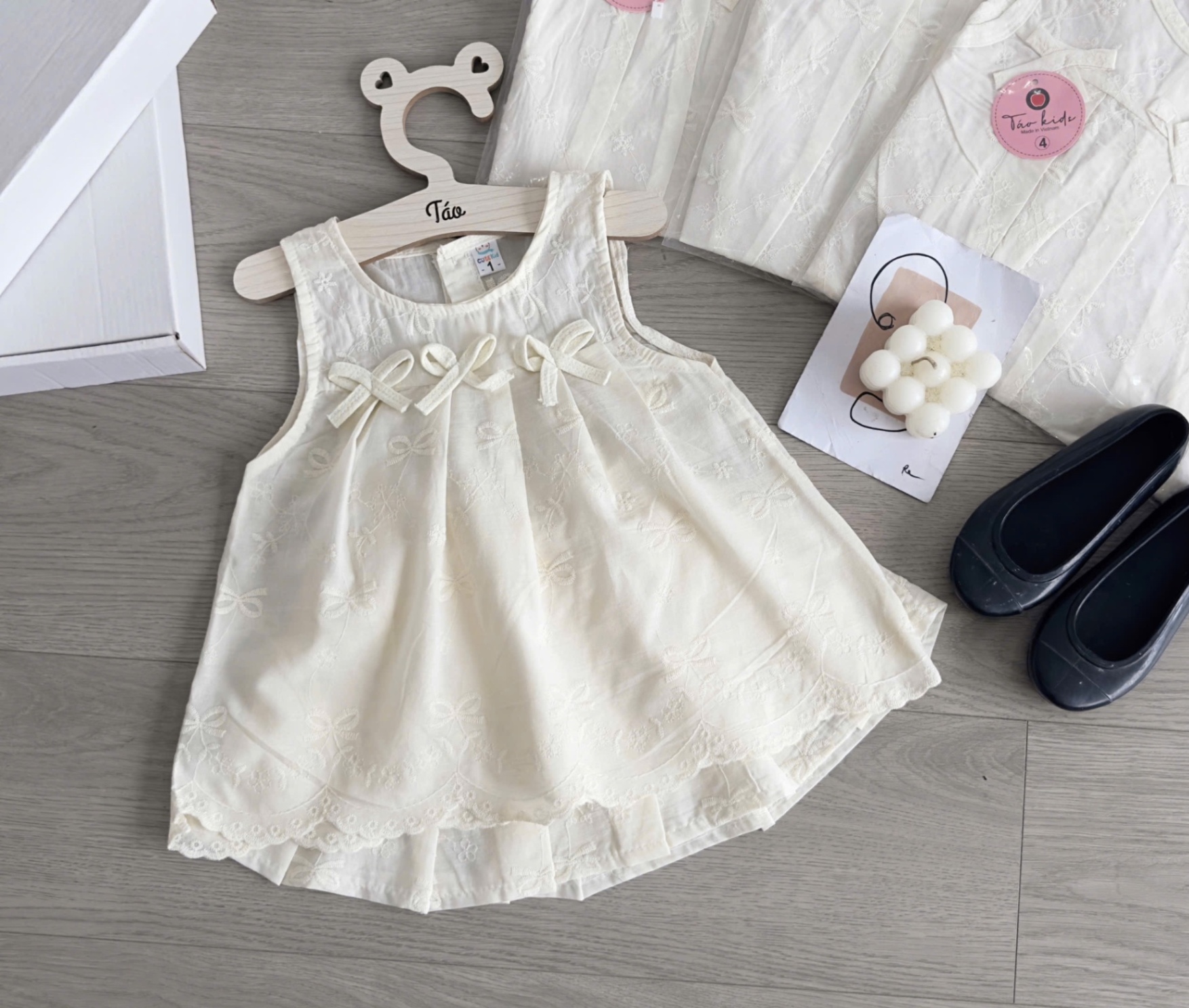 Sét bộ ren babydoll bé gái tk