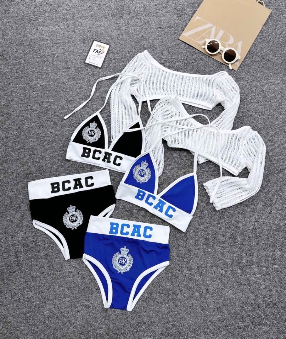 Bikini bac bé gái 3 chi tiết