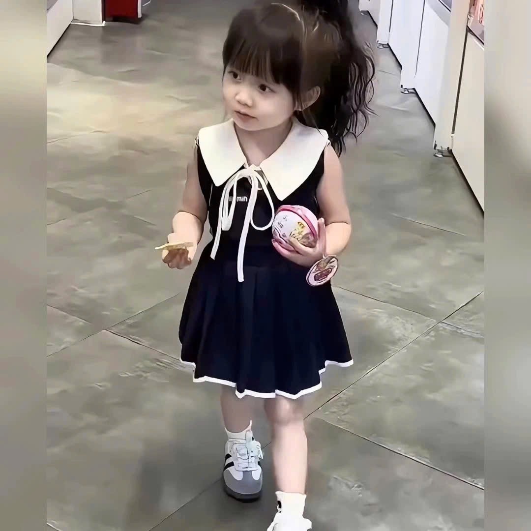 Sét bộ miu xanh than bé gái