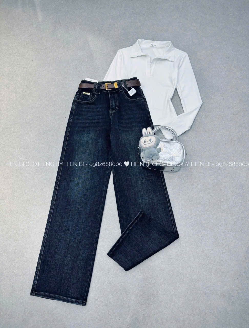 Seo quần jean nữ 1c sz M #105k