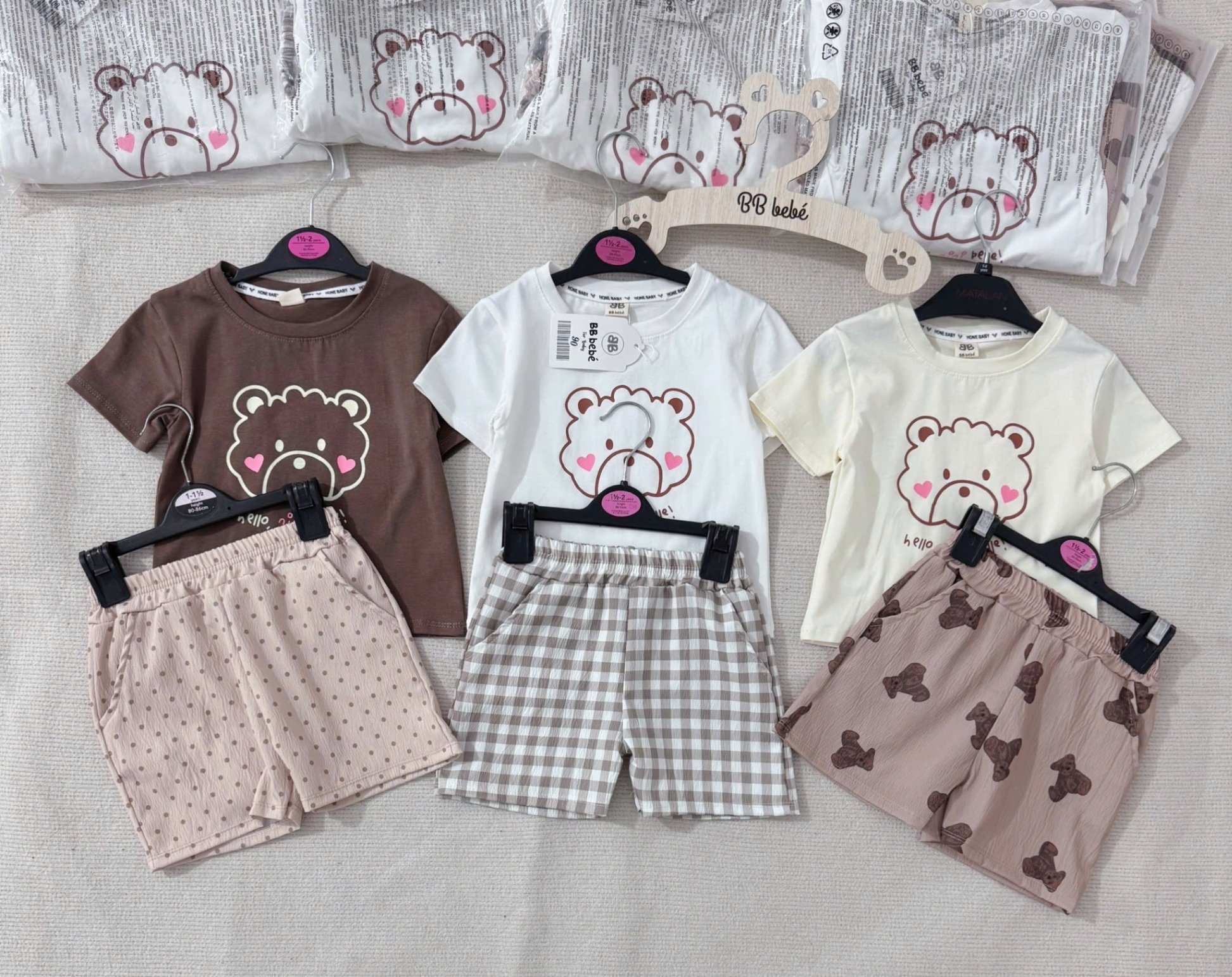 Seo VNXK: Sét 3 bộ cotton quần đũi S130,S140