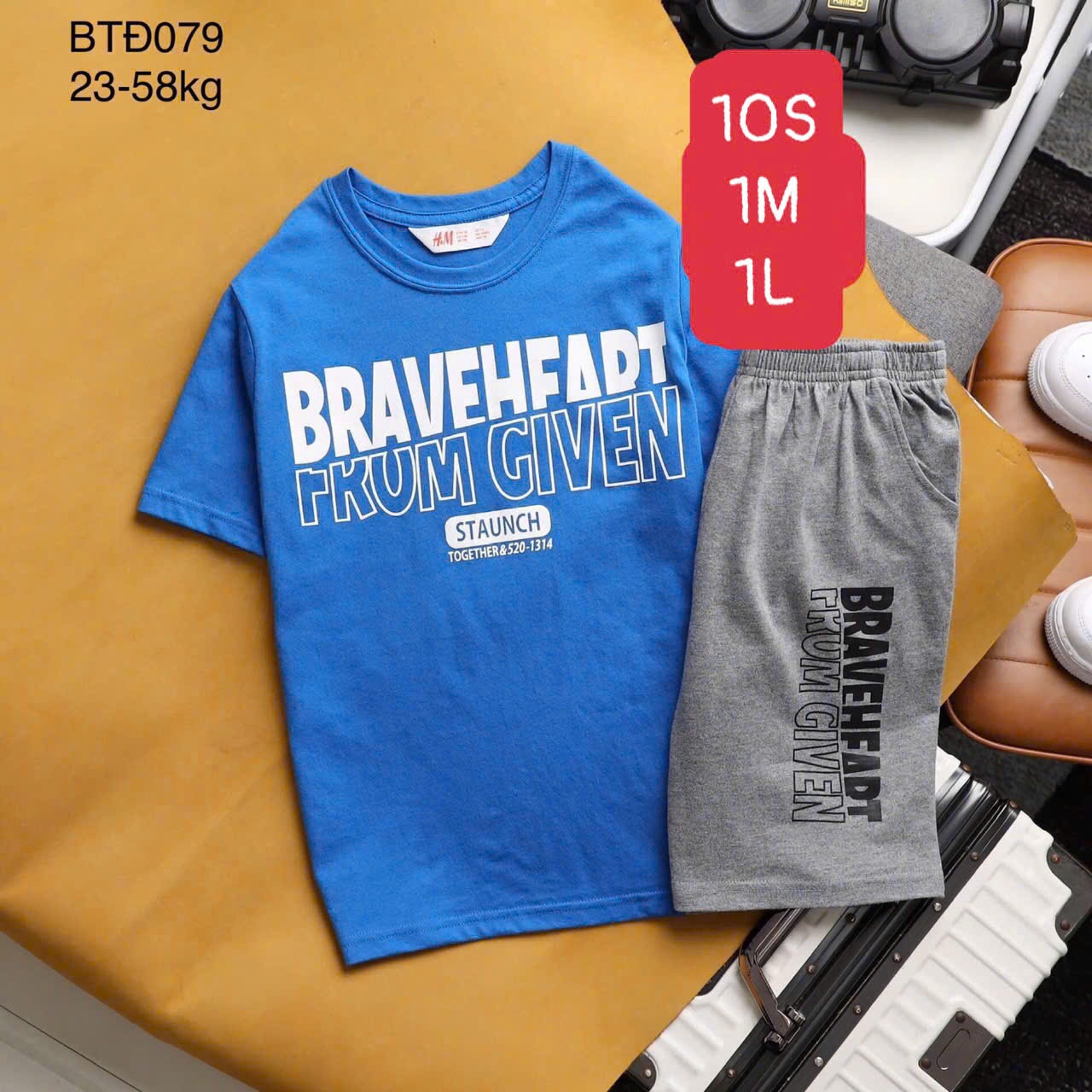 Bộ Cộc tay bé trai đại Sale lẻ size ---> #105k