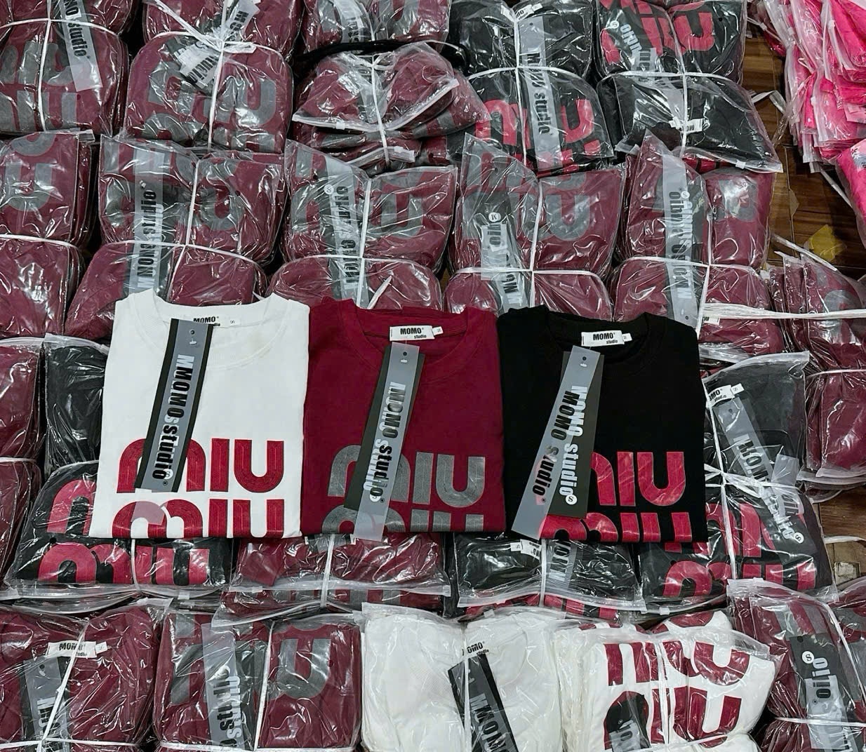 Bộ cotton Miu Miu còn 1b trắng Seo #90k
