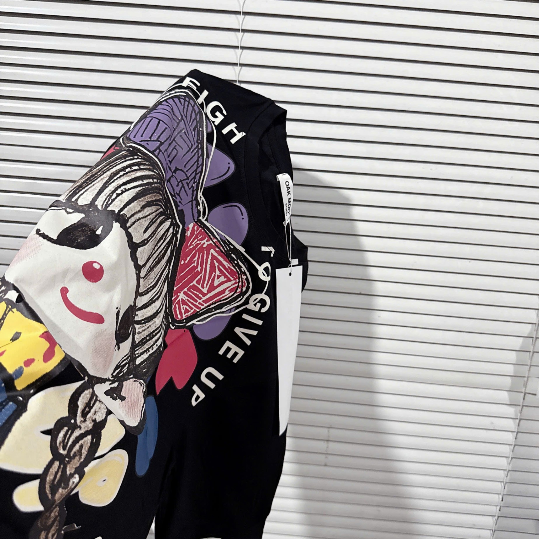Áo phông cotton 1 đen L sale #85k