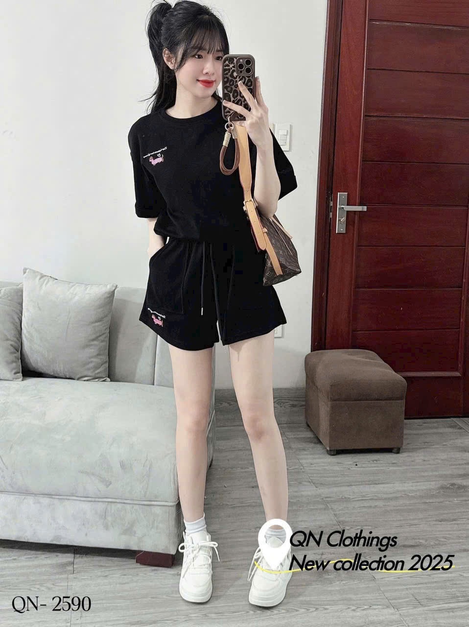SEO VNXK: Bộ cotton e còn đen Đen:10s-5M
