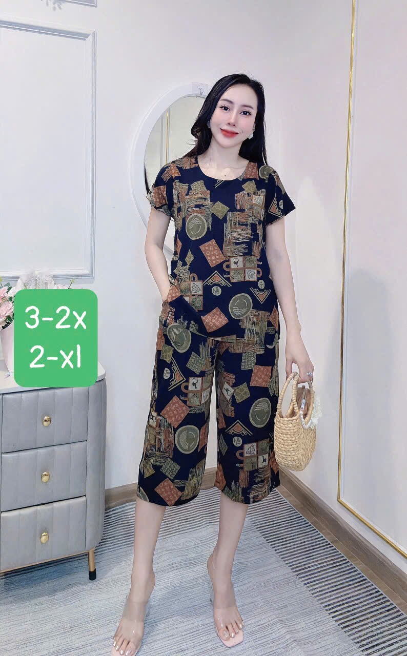 Bộ lụa Hàn Châu lửng CAO CẤP - BỘ TRUNG NIÊN