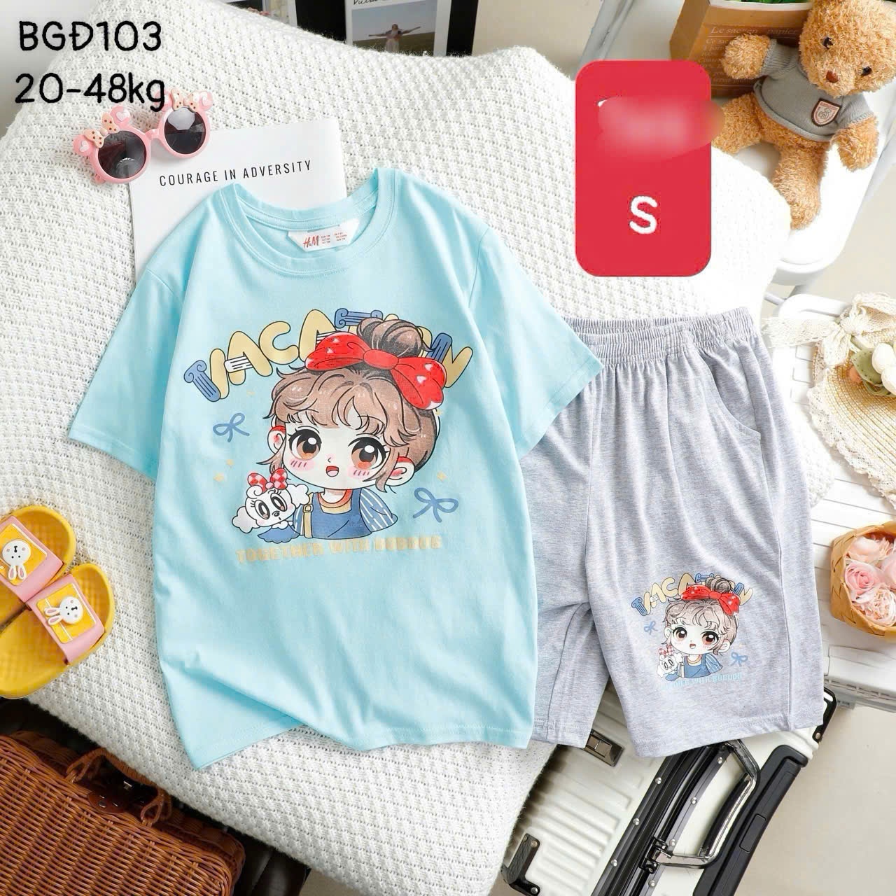 ❌SALE SẬP —> #105k/b BỘ BÉ GÁI SIZE ĐẠI XUẤT SIÊU MỀM MÁT