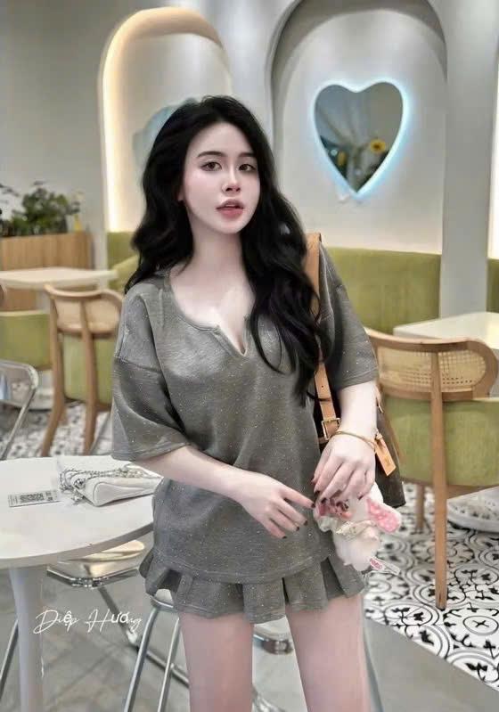 SET BỘ CHÂN VÁY MÌ ĐÍNH ĐÁ‼️‼️