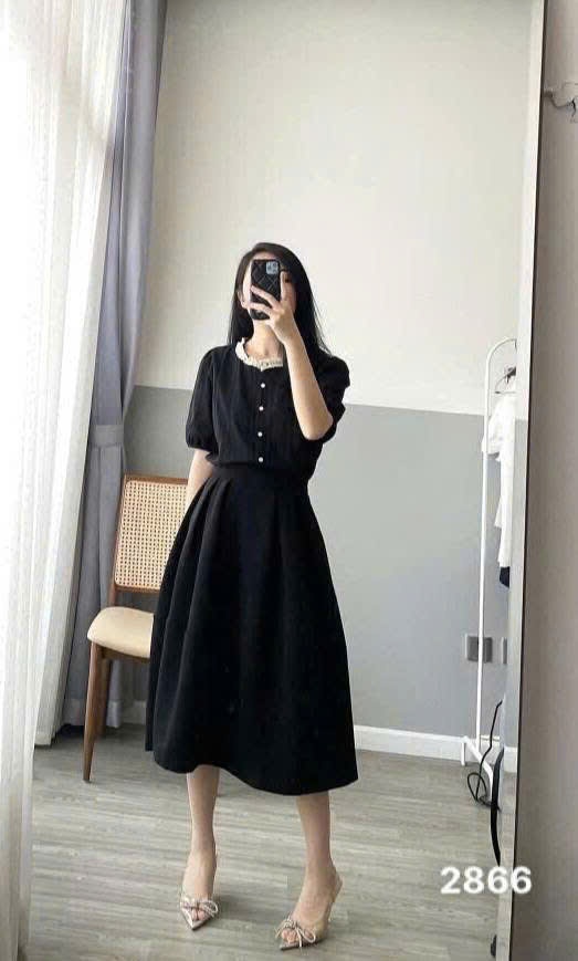 SEO: SET VÁY ĐEN Hàng TkHàng Tk 1s-1M Sale :#100k/ set