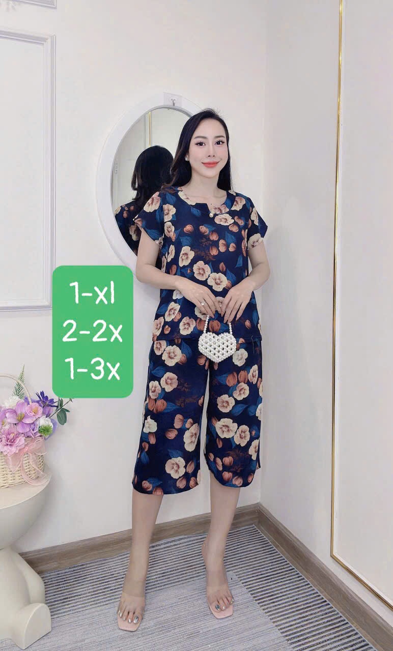 Bộ lụa Hàn Châu lửng CAO CẤP - BỘ TRUNG NIÊN