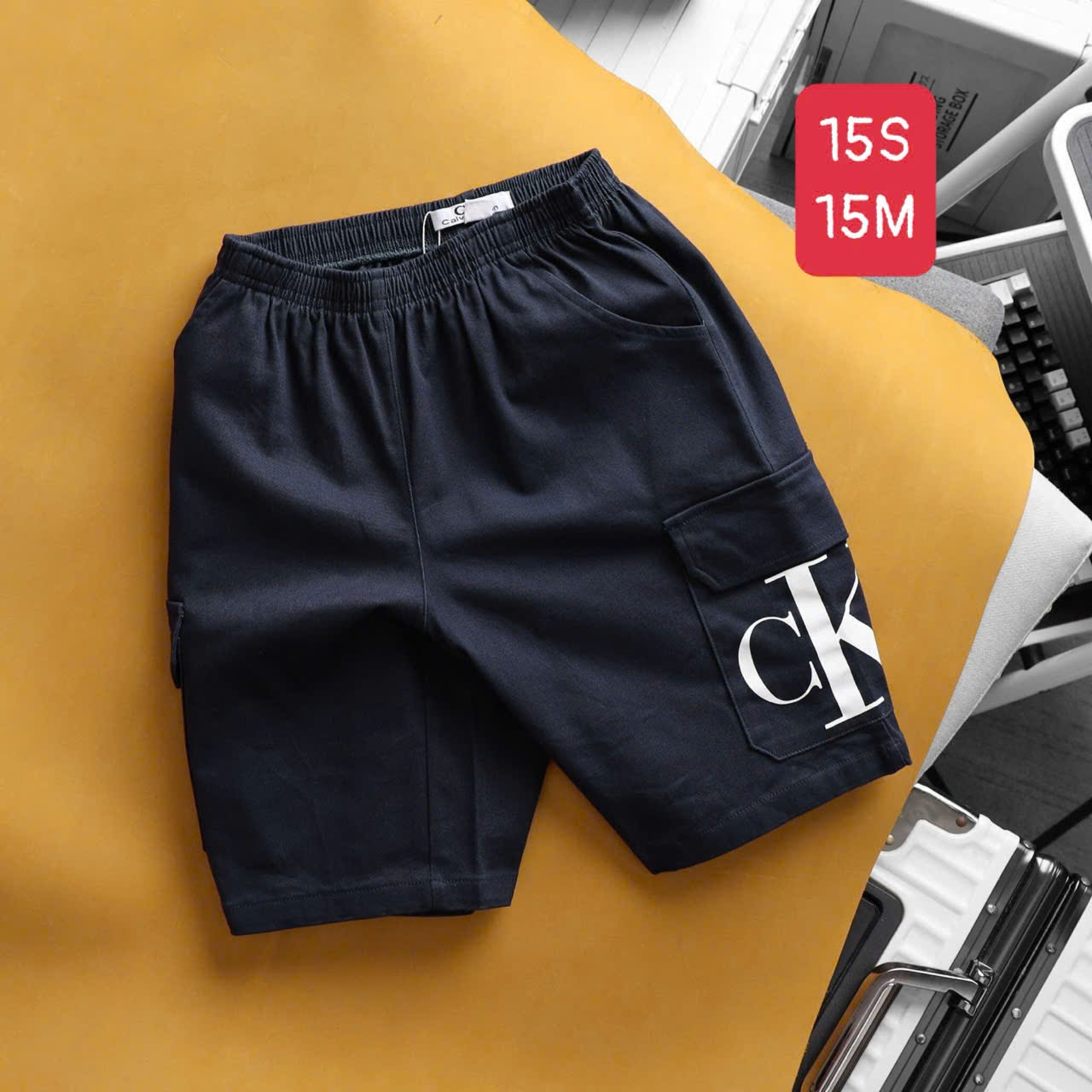 SEO: Quần kaki lửng chun túi hộp co giãn 25-58kg