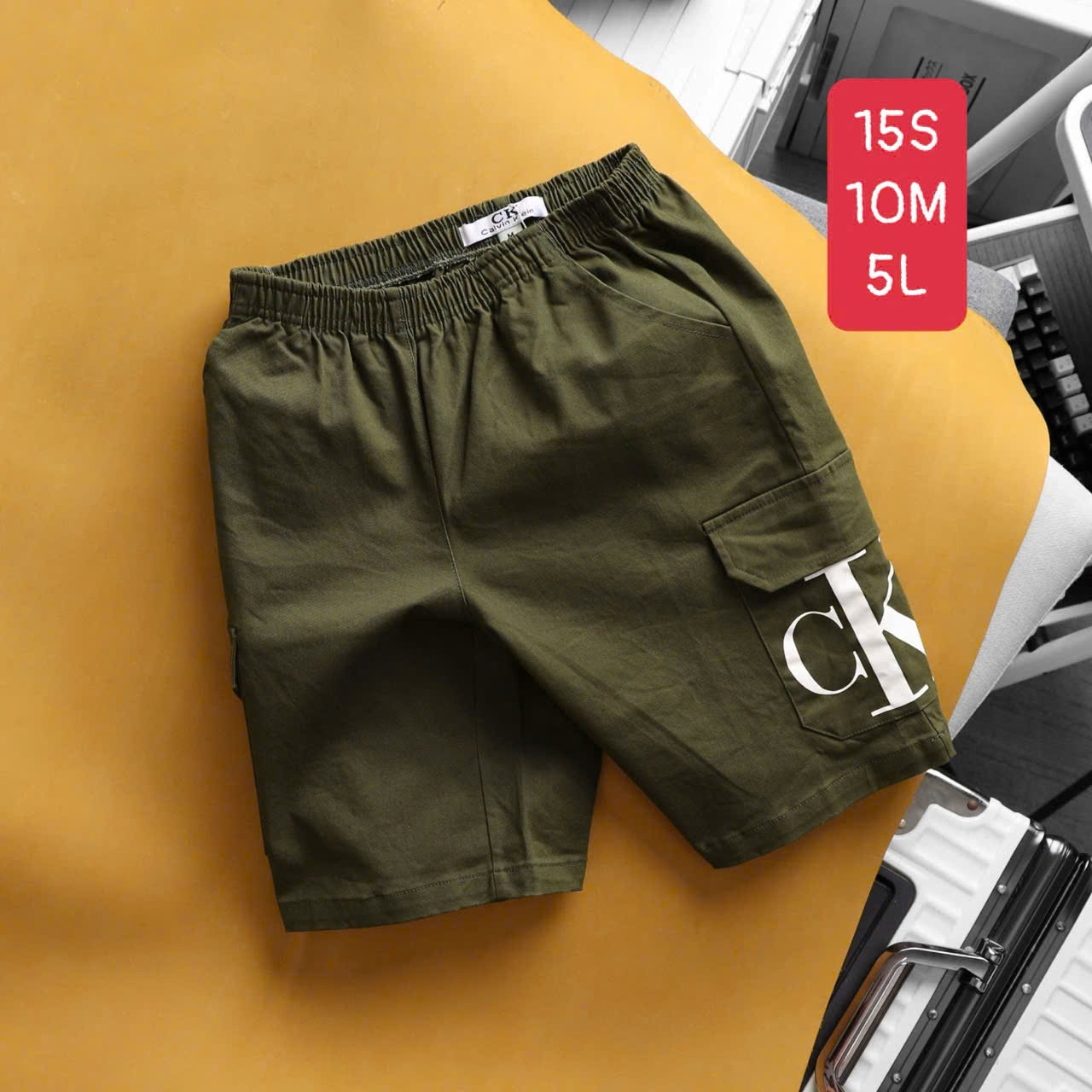 SEO: Quần kaki lửng chun túi hộp co giãn 25-58kg