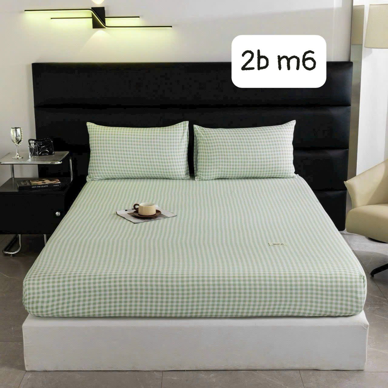 SEO VNXK: Bộ gồm 1 vỏ ga (đã bo chun sẵn) + 2 vỏ gối.
