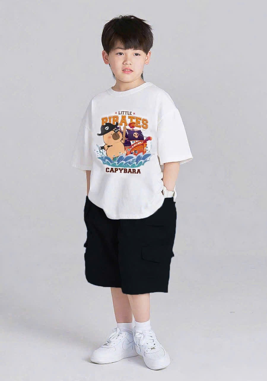 SEO VNXK: Set áo cotton Quần kaki dày dặn 1b S170 35-45kg