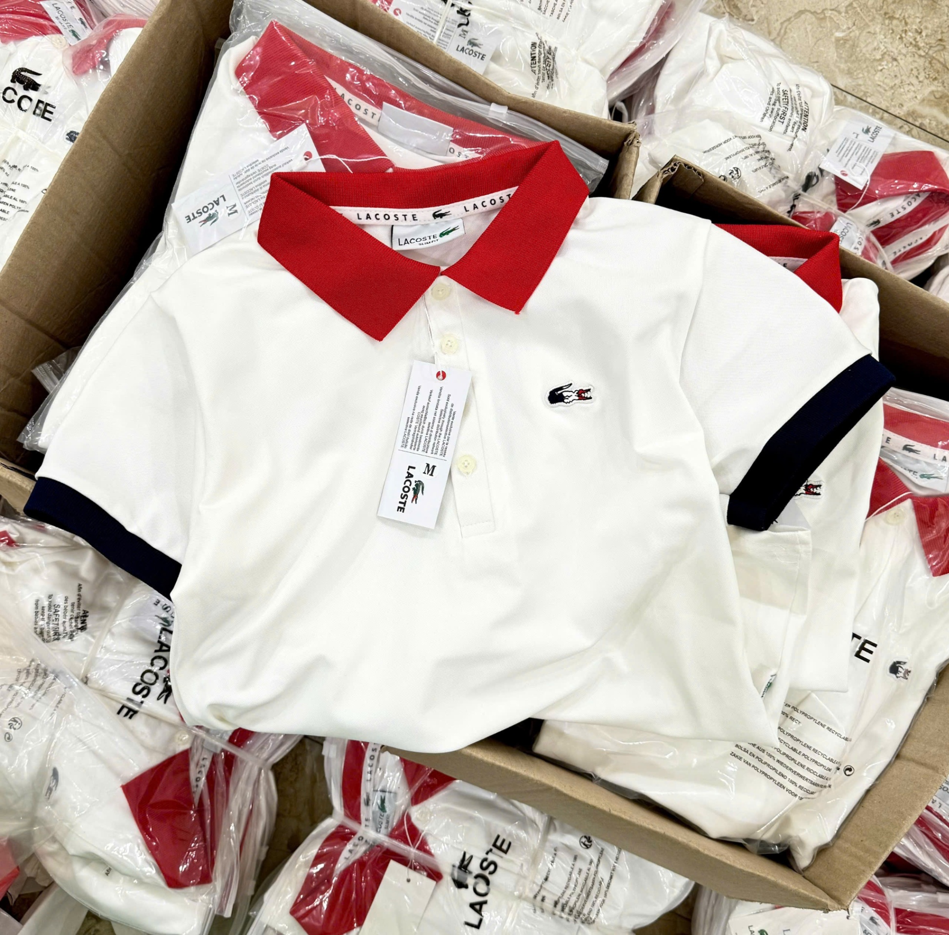 SEO VNXK: Polo cổ tay phối màu Em còn 2M-3L