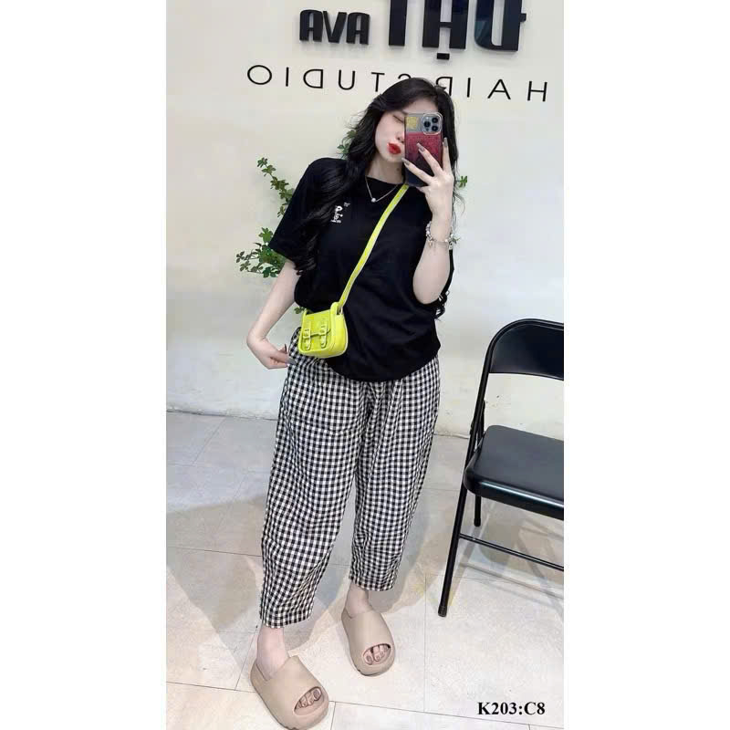 Seo: Sét áo cotton quần đũi nữ