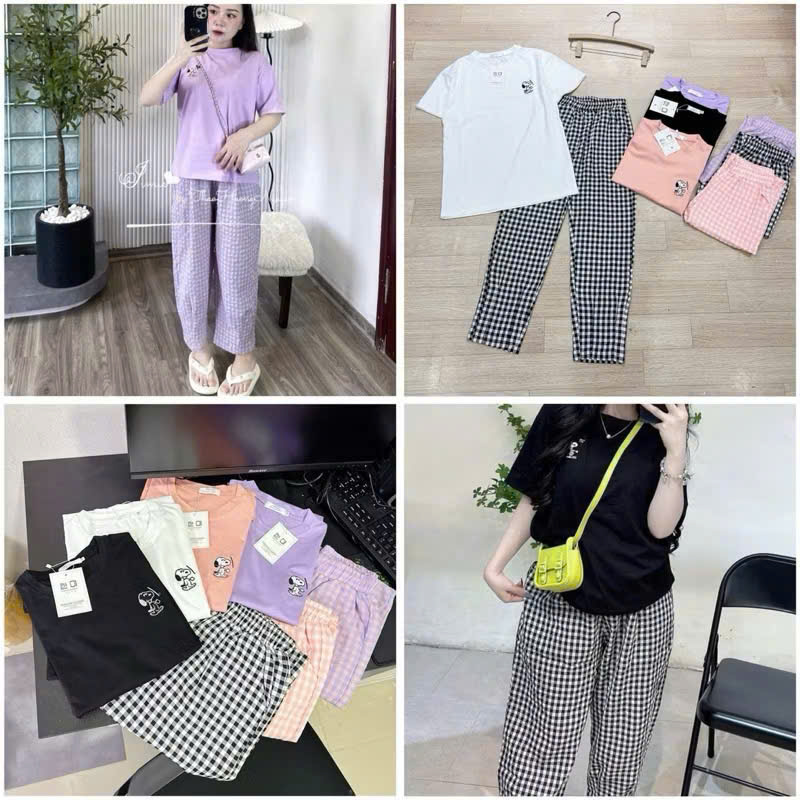 Seo: Sét áo cotton quần đũi nữ